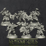 Dwarven Defenders | Dwarf Modular Miniatures miniature for Tabletop games like D&D and War Gaming