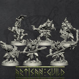 Plague Mine Kobold set | Modular Kobold miniatures miniature for Tabletop games like D&D and War Gaming