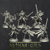 Soulless Vampire Set | Modular Vampire miniatures miniature for Tabletop games like D&D and War Gaming