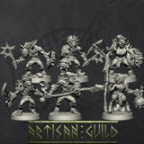 Sparksoot Goblin set | Modular Goblin miniatures miniature for Tabletop games like D&D and War Gaming