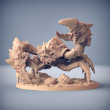 Marshclaw the Swamp Crab | Ogre Marauders Mount Miniature miniature for Tabletop games like D&D and War Gaming