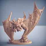 Bloodhunter | Dire Bat | Soulless Vampire Lord Mount miniature for Tabletop games like D&D and War Gaming