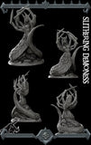 Slithersteel, the Six-Armed Serpent | Marilith | Slithering Demoness Miniature for Tabletop games like D&D and War Gaming