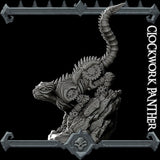 Tinkertail the Prowler | Battlebuilt Cat Panther | Steel Defender | Miniature for Tabletop games like D&D and War Gaming