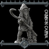 Gorecap the Sly | Redcap | Crimson Capper | Miniature for Tabletop games like D&D and War Gaming