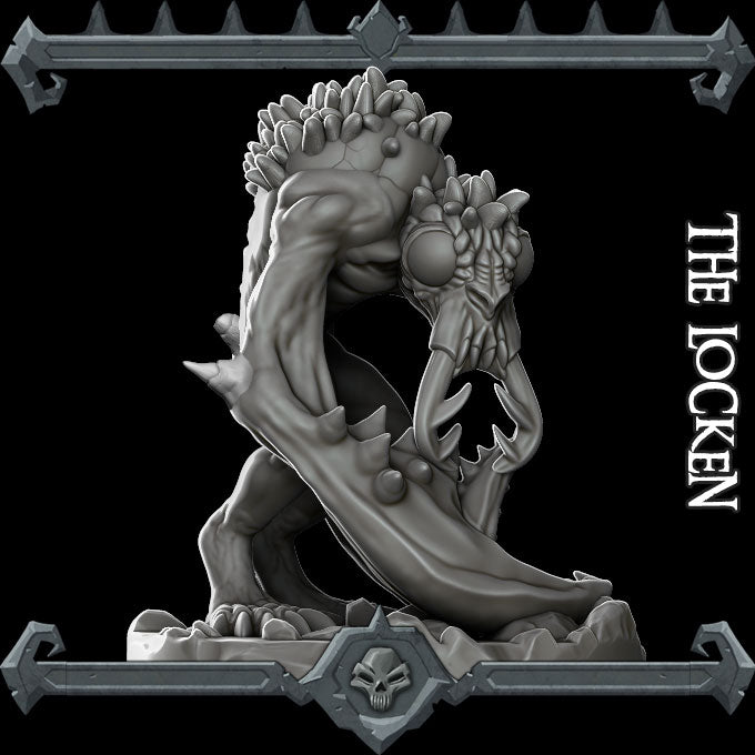 Shadefang | Meenlock | Locken Miniature for Tabletop games like D&D and War Gaming